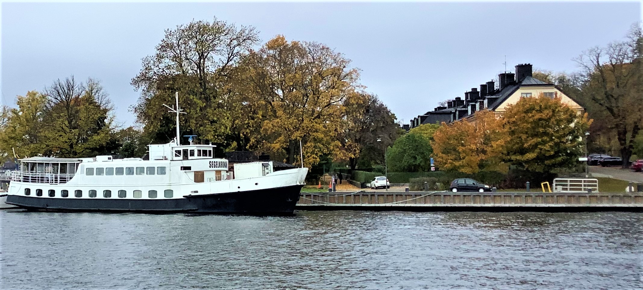 Långa raden och Segelkronan på Skeppsholmen i Stockholm