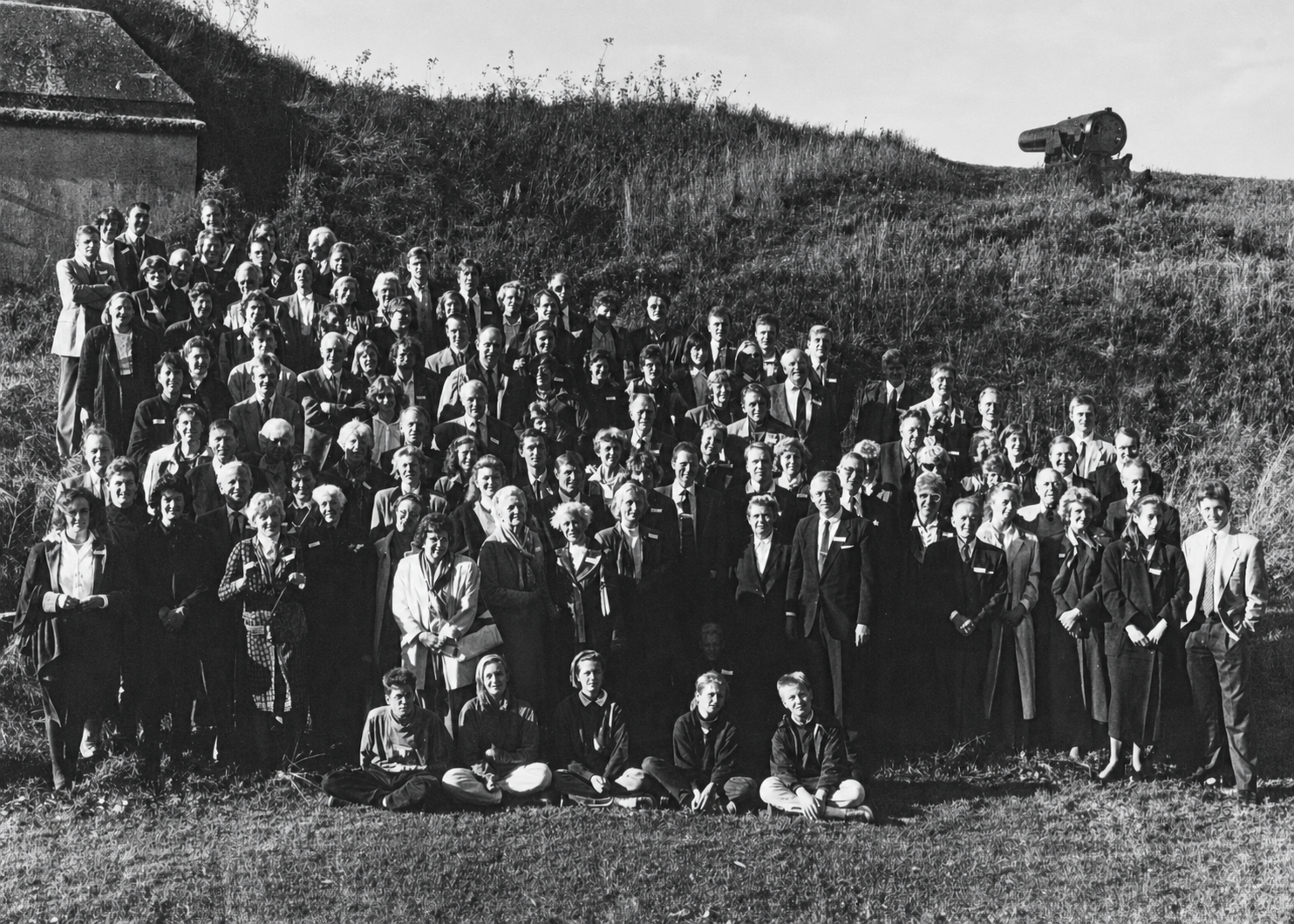 Gruppbild från släktmötet i Karlsborg 1990